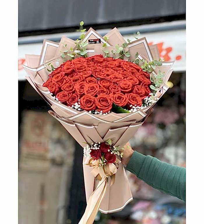 Kırmızı Gül Buketi 41 Adet