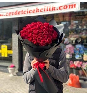 41 Adet Kırmızı Gül